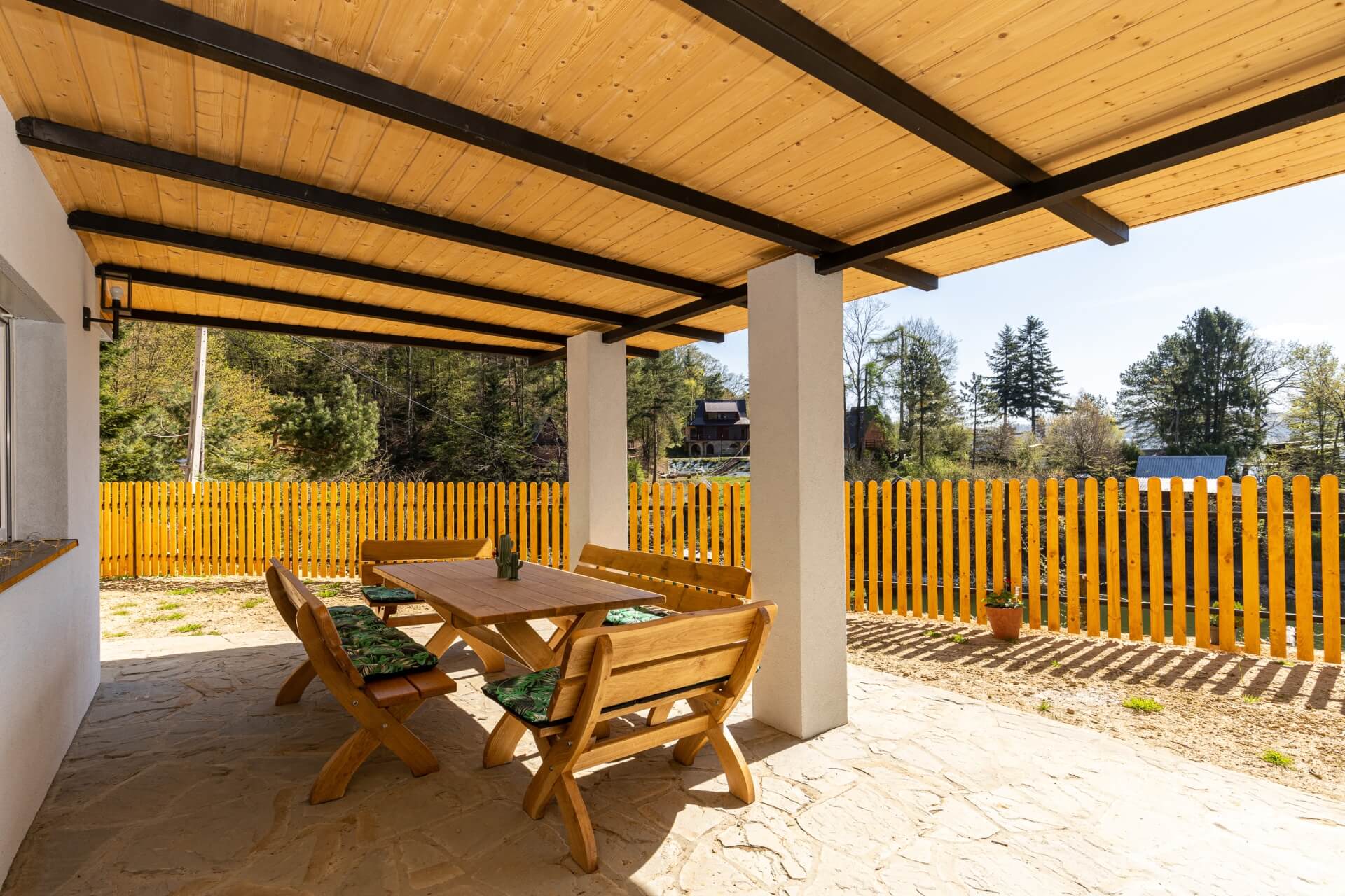 Taras zadaszony dolny